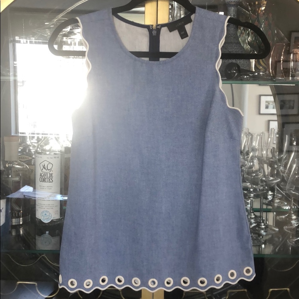 J.Crew Chambray tank